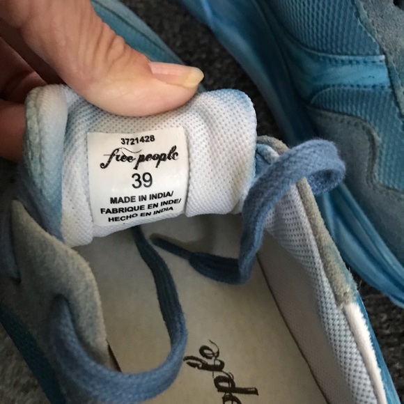 Free People Let’s Wander Washed Sneaker - Picture 6 of 11